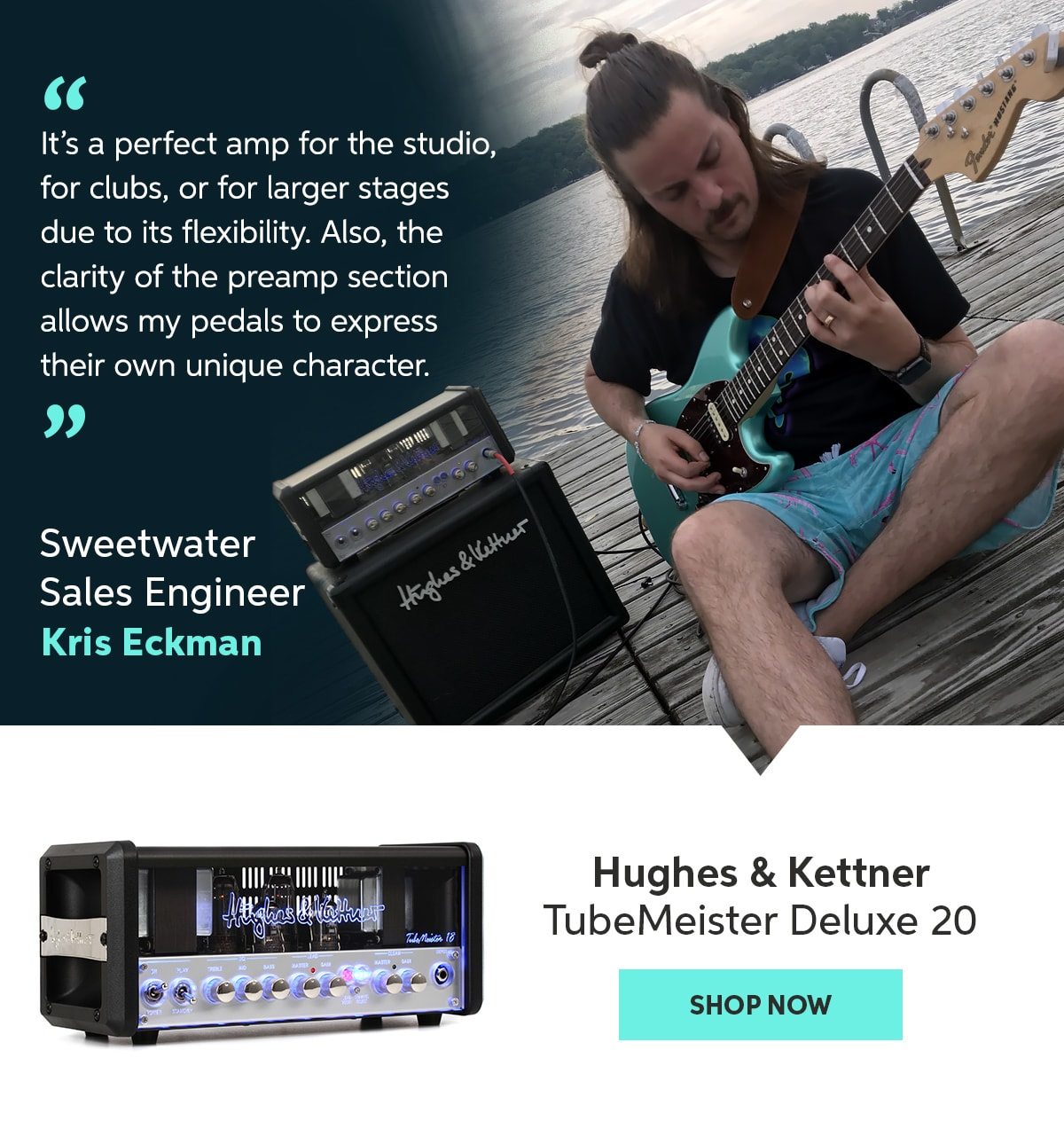 Staff Pick: Hughes & Kettner Tubemeister Deluxe 20. Shop now.