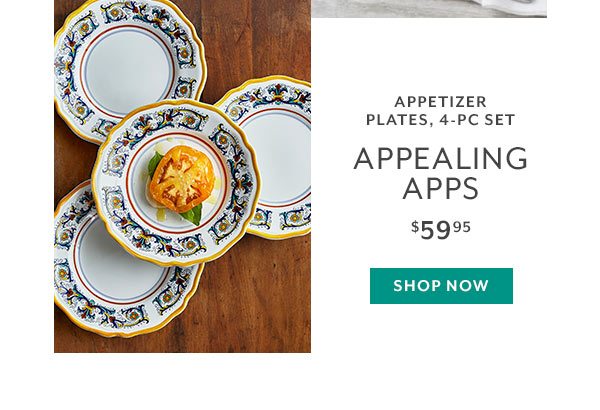 Appetizer Plates, 4-PC Set