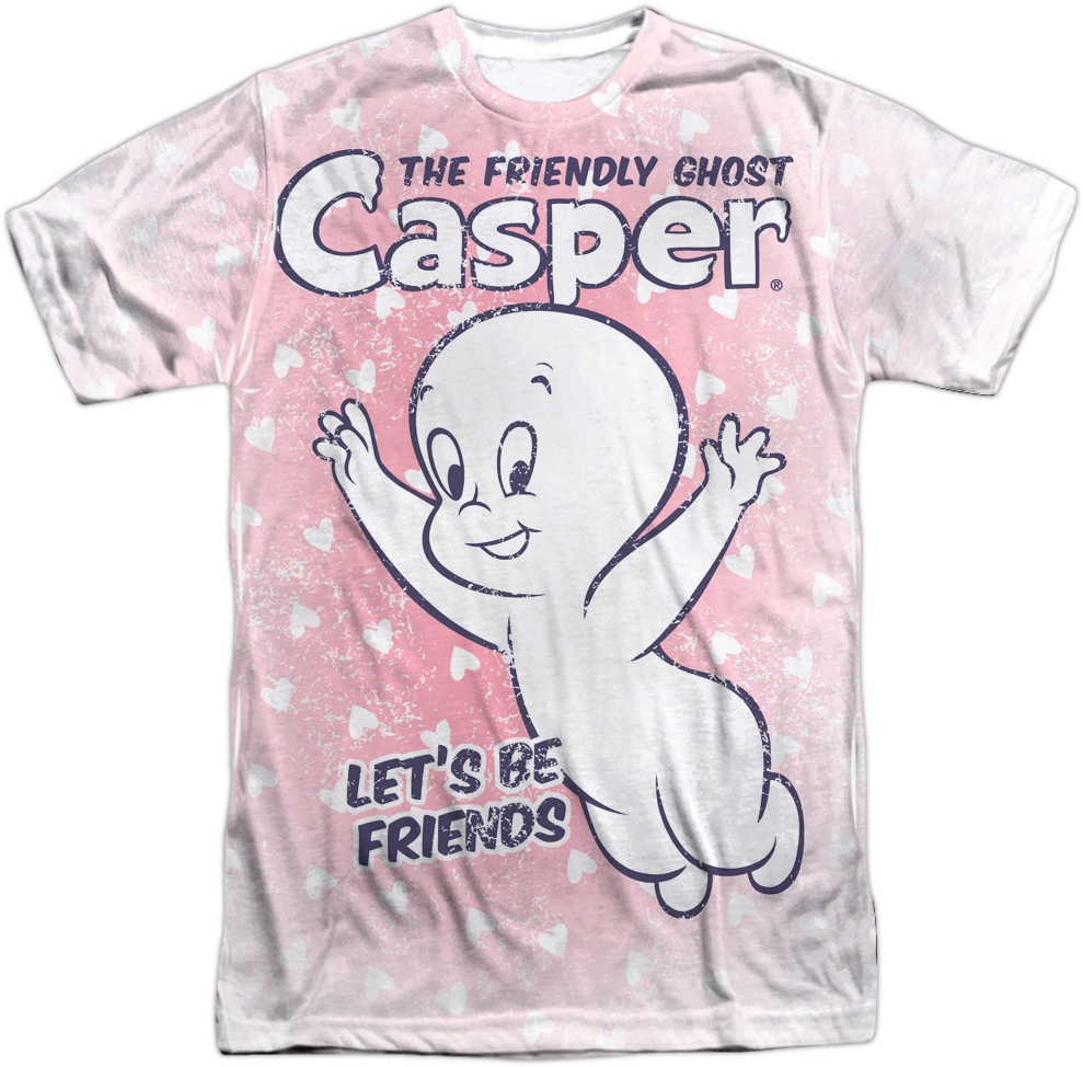Let's Be Friends Casper The Friendly Ghost T-Shirt
