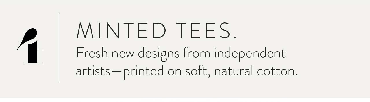 4. Fresh new designs printed on soft, natural cotton.