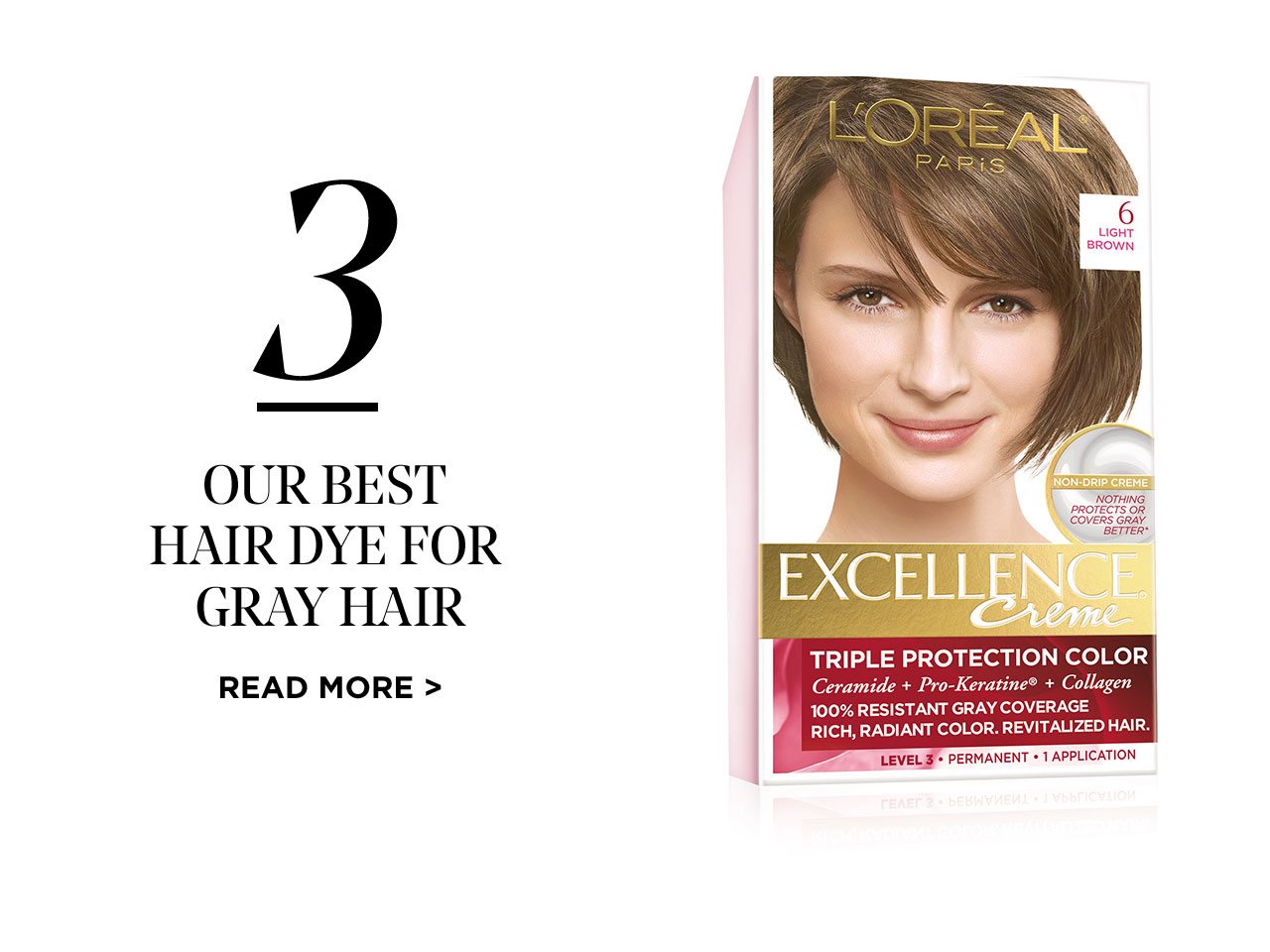3 - OUR BEST HAIR DYE FOR GRAY HAIR - READ MORE >