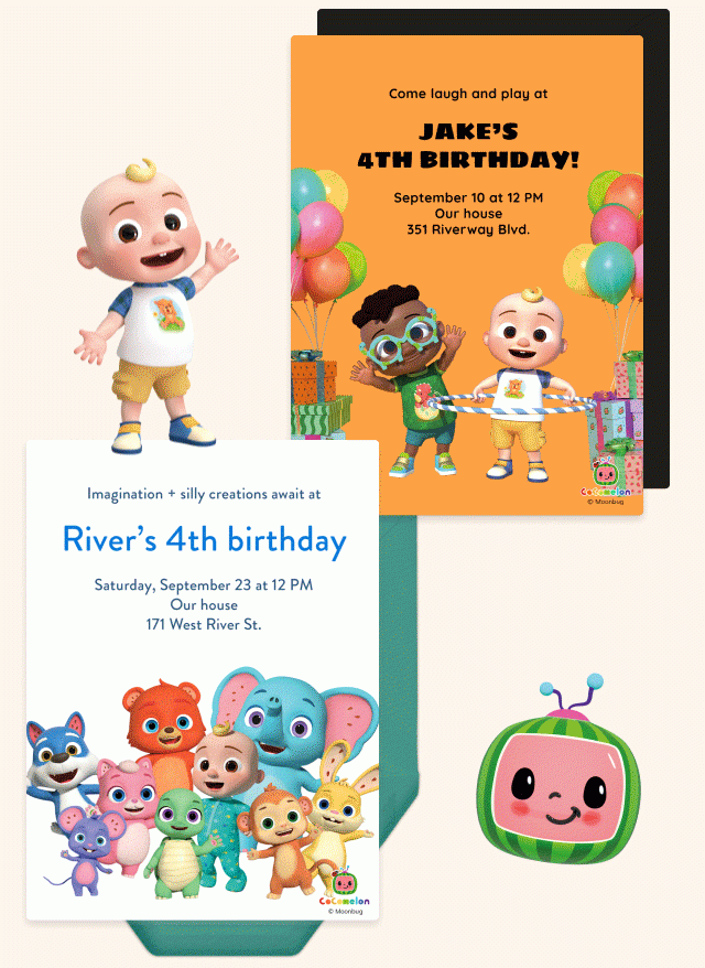 CoComelon Invitations