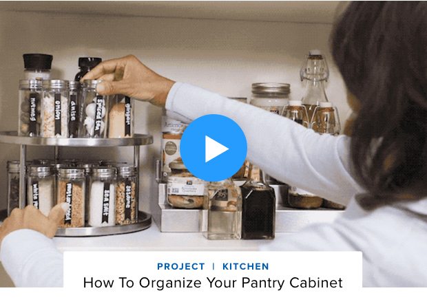 How To Organize Your Pantry Cabinet