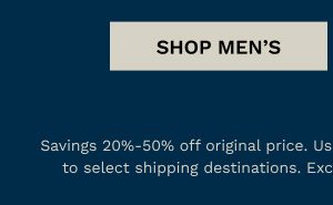 Take 20% Off Sale | Shop Men