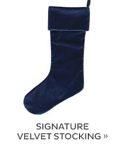 Signature Velvet Stocking