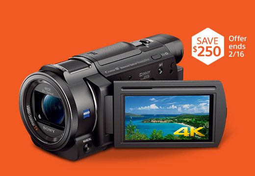 SAVE $250, Offer ends 2/16: AX33 4K Video Camera