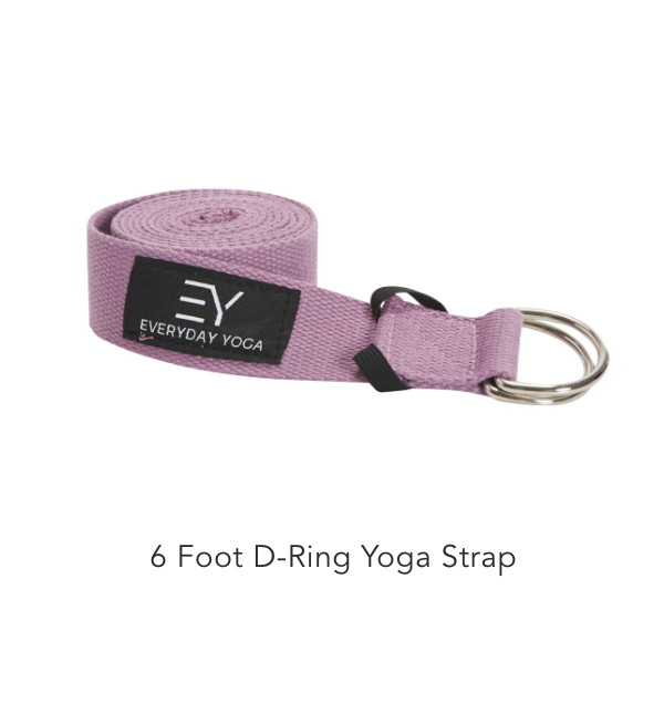 Everyday Yoga 6 Foot Yoga Strap D-Ring