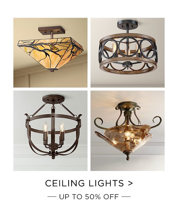 Ceiling Lights - Up To 50% Off