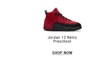 Jordan 12 Retro "Varsity Red/Black" Preschool Kids' Shoe