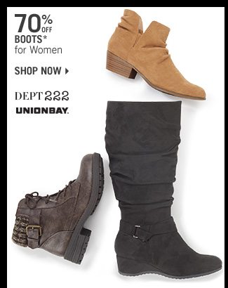 Shop 70% Off Boots* for Women