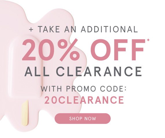 Take an Additional 20% Off All Clearance with Promo Code 20CLEARANCE