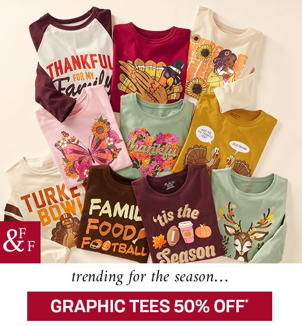 50% off Graphic Tees