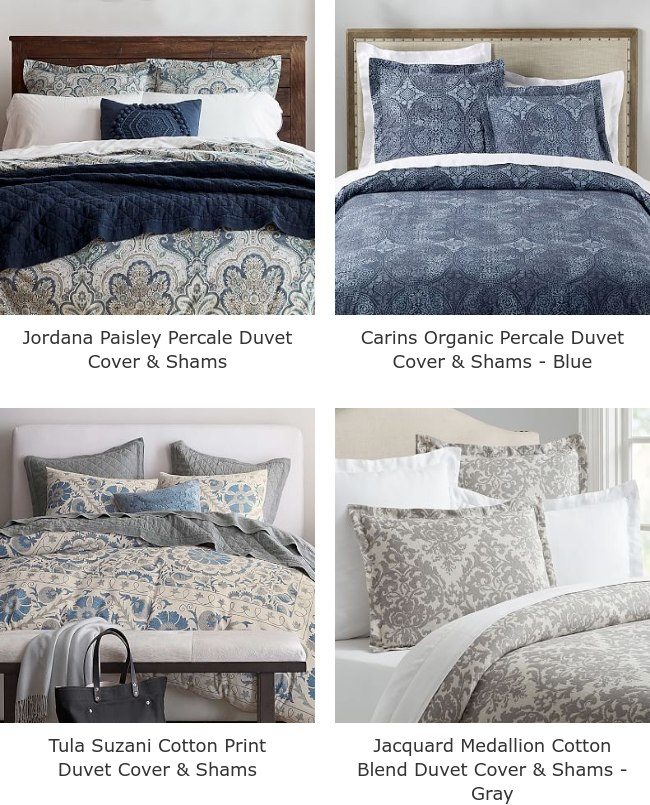 Good News Giovanna Medallion Percale Duvet Cover Shams Still