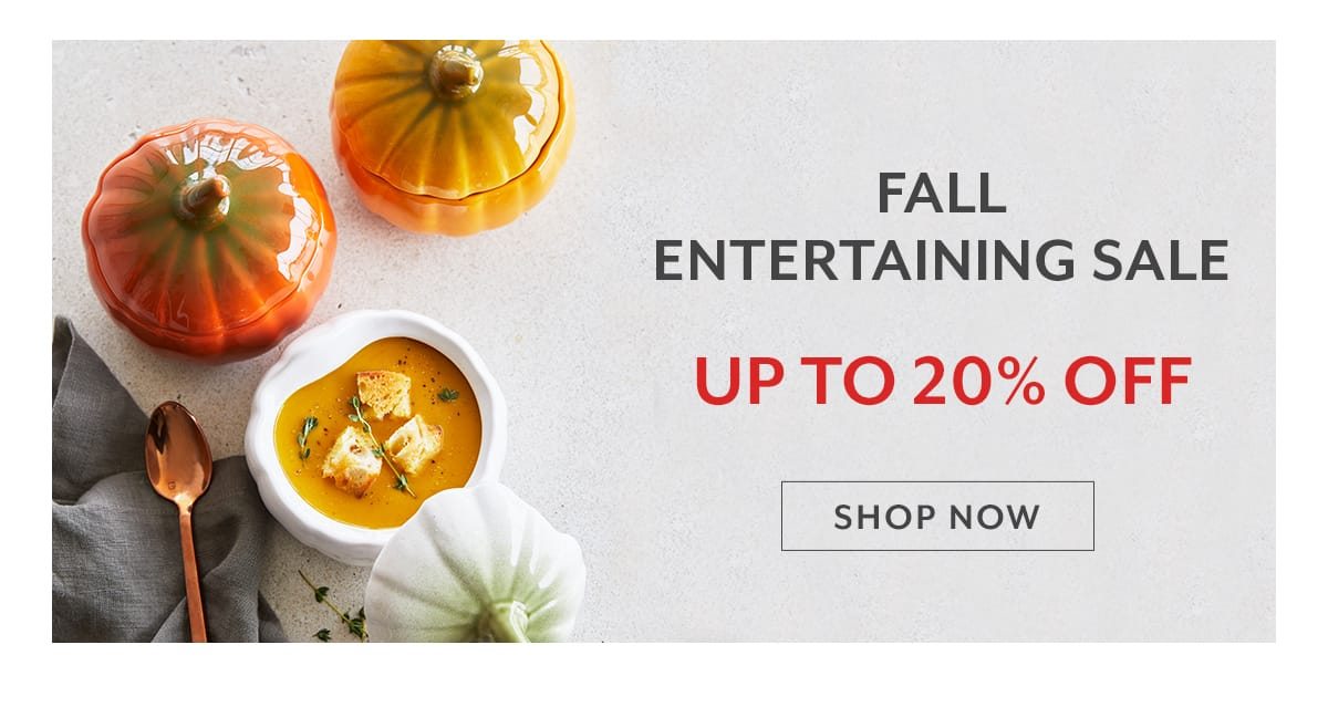 Fall Entertaining Shop