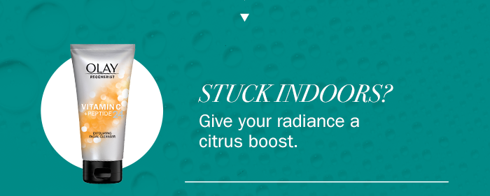Stuck indoors? Give your radiance a citrus boost.
