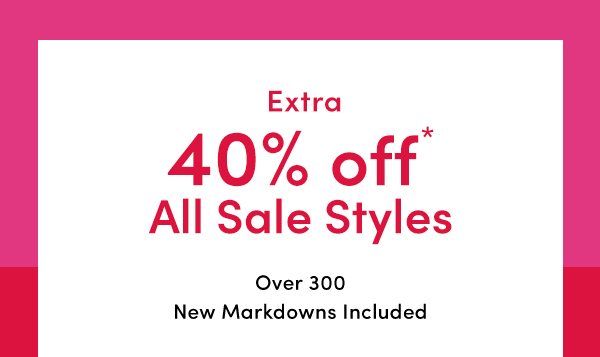 Extra 40% off