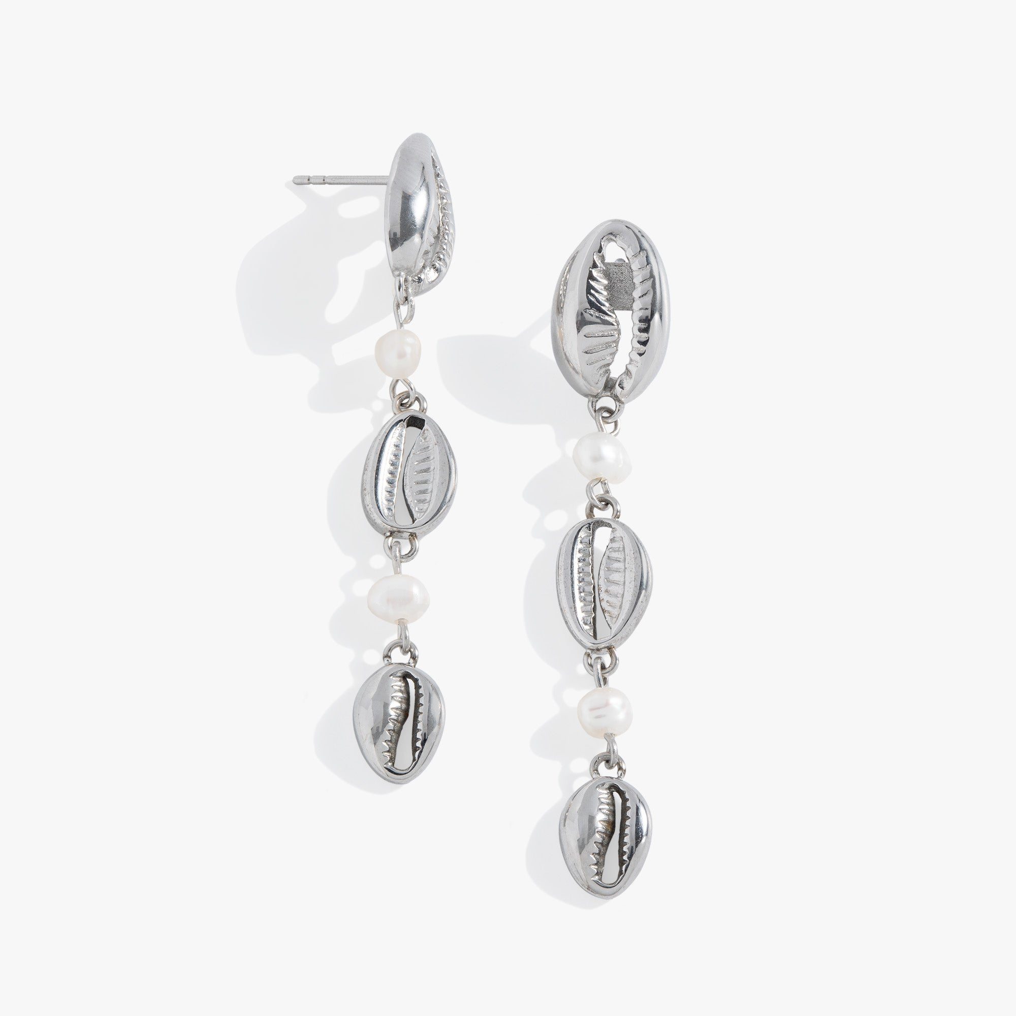 Image of Cowrie Drop Earring