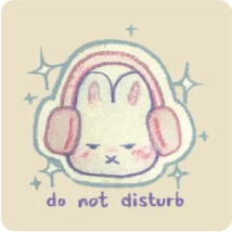 Do not disturb bunny T-Shirt