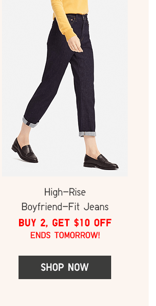 HIGH-RISE BOYFRIEND-FIT JEANS