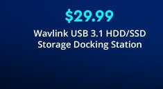 Wavlink USB 3.1 HDD/SSD Storage Docking Station