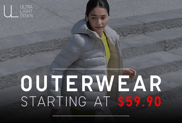 OUTERWEAR STARTING AT $59.90