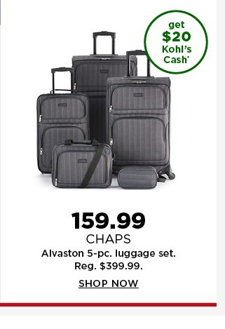 chaps 5 piece luggage