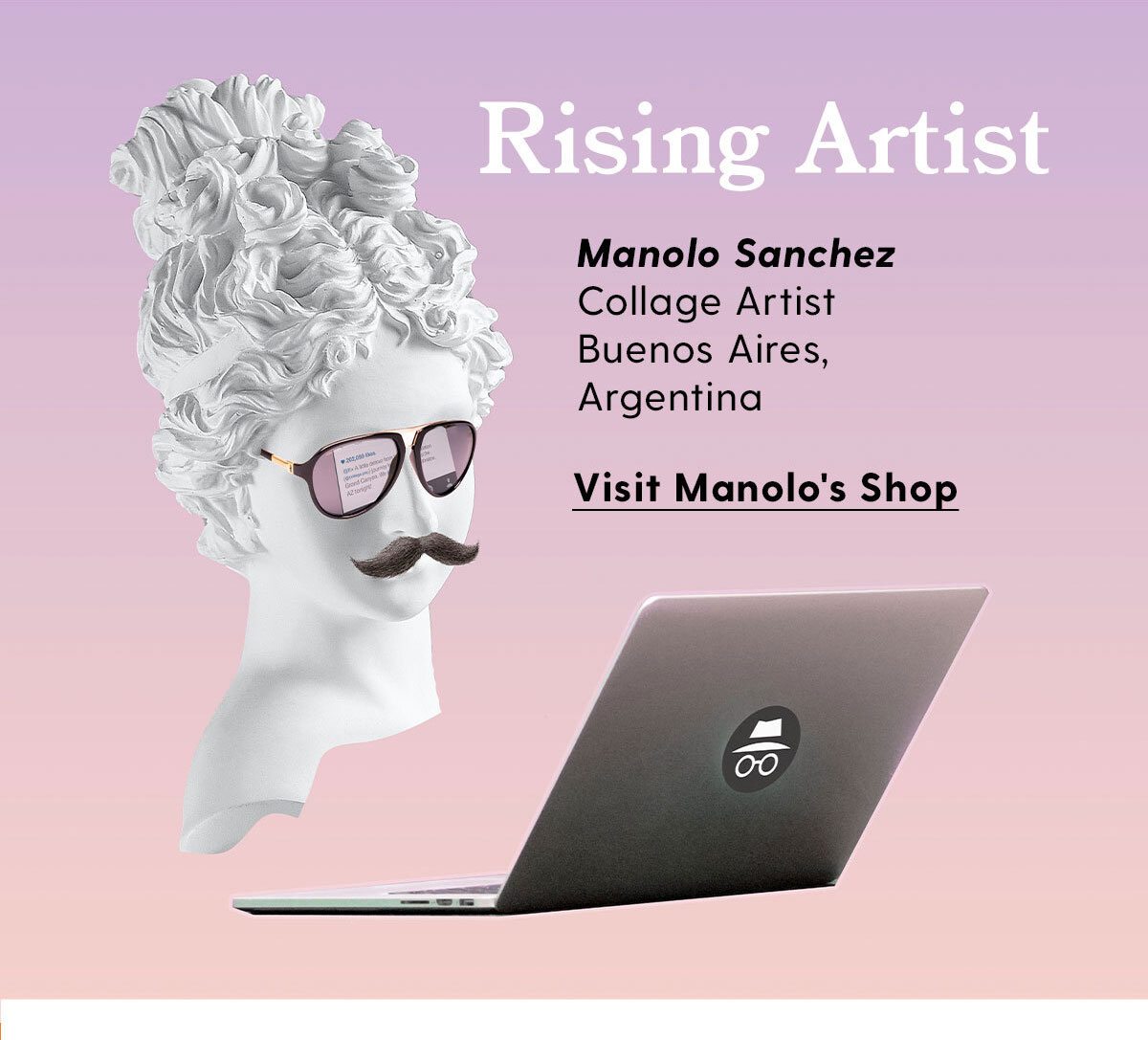 Rising Artist: Manolo Sanchez - Collage Artist | Buenos Aires, Argentina. Visit Manolo's Shop