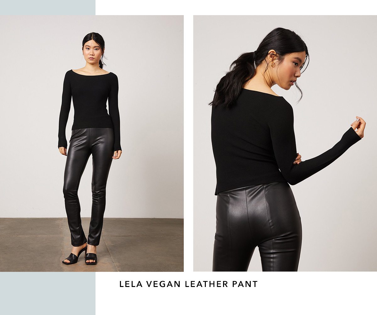 Lela Vegan Leather Pant