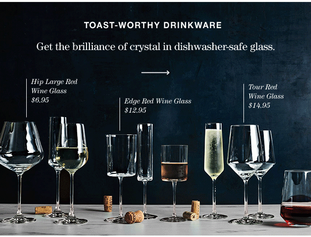 toast-worthy drinkware