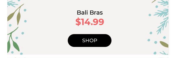 Shop Bali Bras $14.99