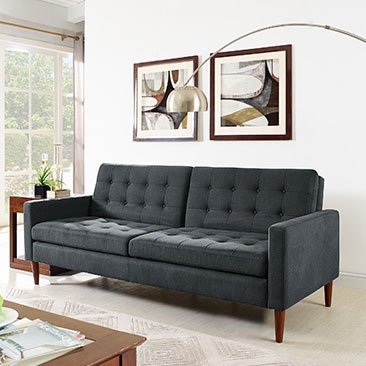 Holden Fabric Convertible Sofa Bed