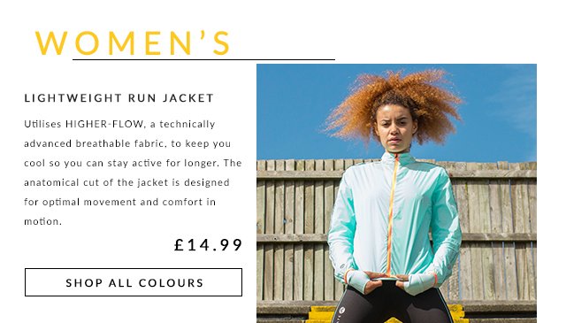 Womens Higher State Lightweight Run Jacket