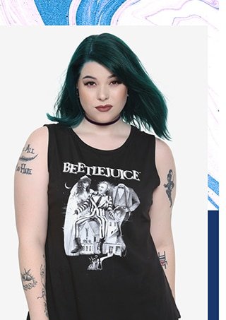 Beetlejuice Poster Muscle Top