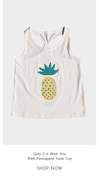 Girls 2-6 Wish You Well Pineapple Tank Top