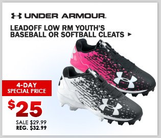 Under Armour Leadoff Low RM Youth's Baseball or Softball Cleats