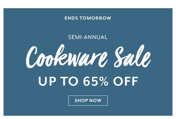 Semi-Annual Cookware Sale