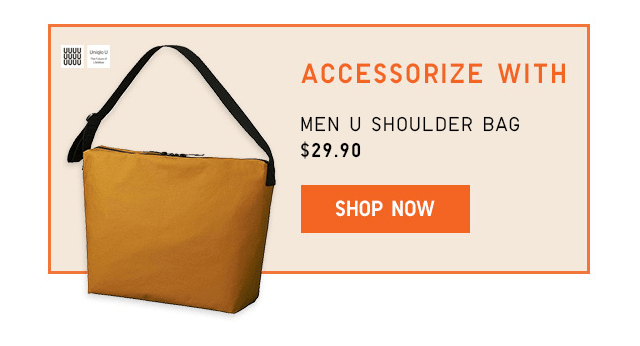 MEN U SHOULDER BAG $29.90 - SHOP NOW