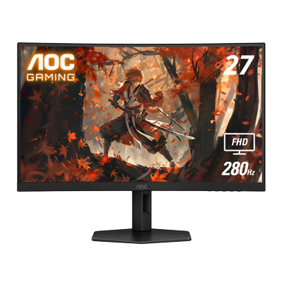 AOC C27G4ZX 27 Full HD (1920 x 1080) 280Hz Curved Screen Gaming Monitor