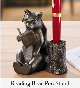 Reading Bear Pen Stand