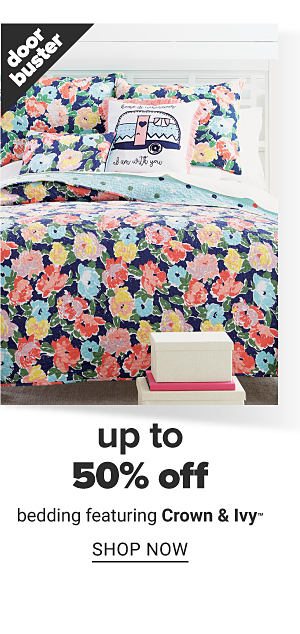 Up to 50% off Bedding - Shop Now