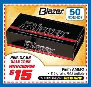 CCI Blazer 9MM Ammunition