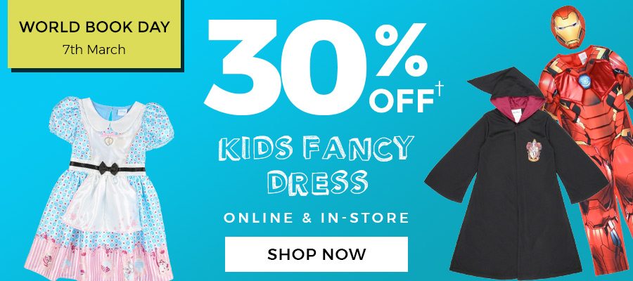 30% off kids fancy dress