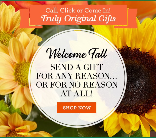 Welcome Fall - Send a Gift for any reason... or for no reason at all!