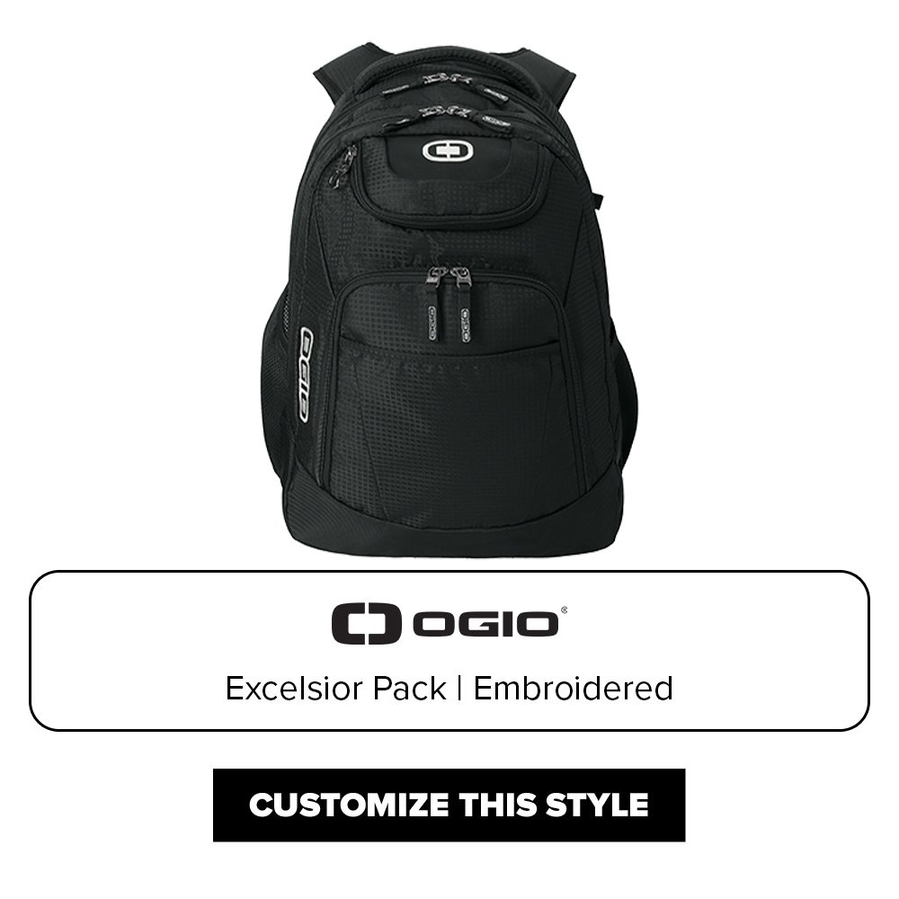 Get custom embroidered Ogio Excelsior Bags from Jakprints