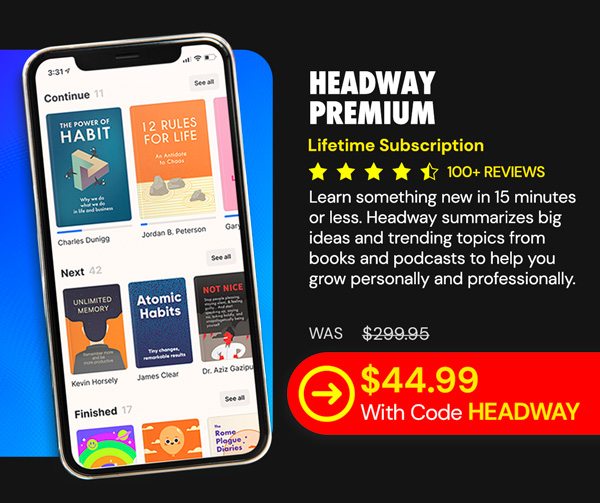 Headway Premium: Lifetime Subscription