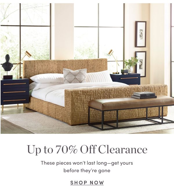 Up to 70 Percent Off Clearance