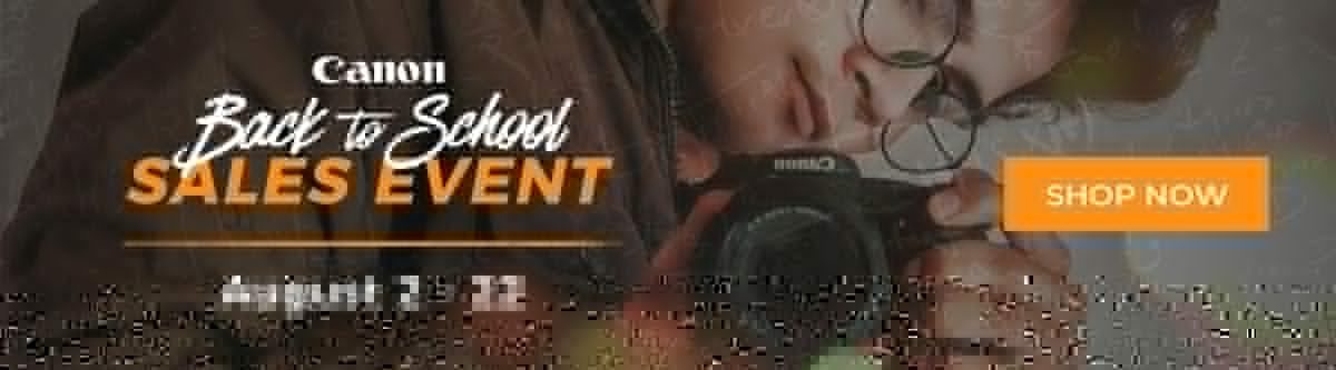 Canon Back to School Sale