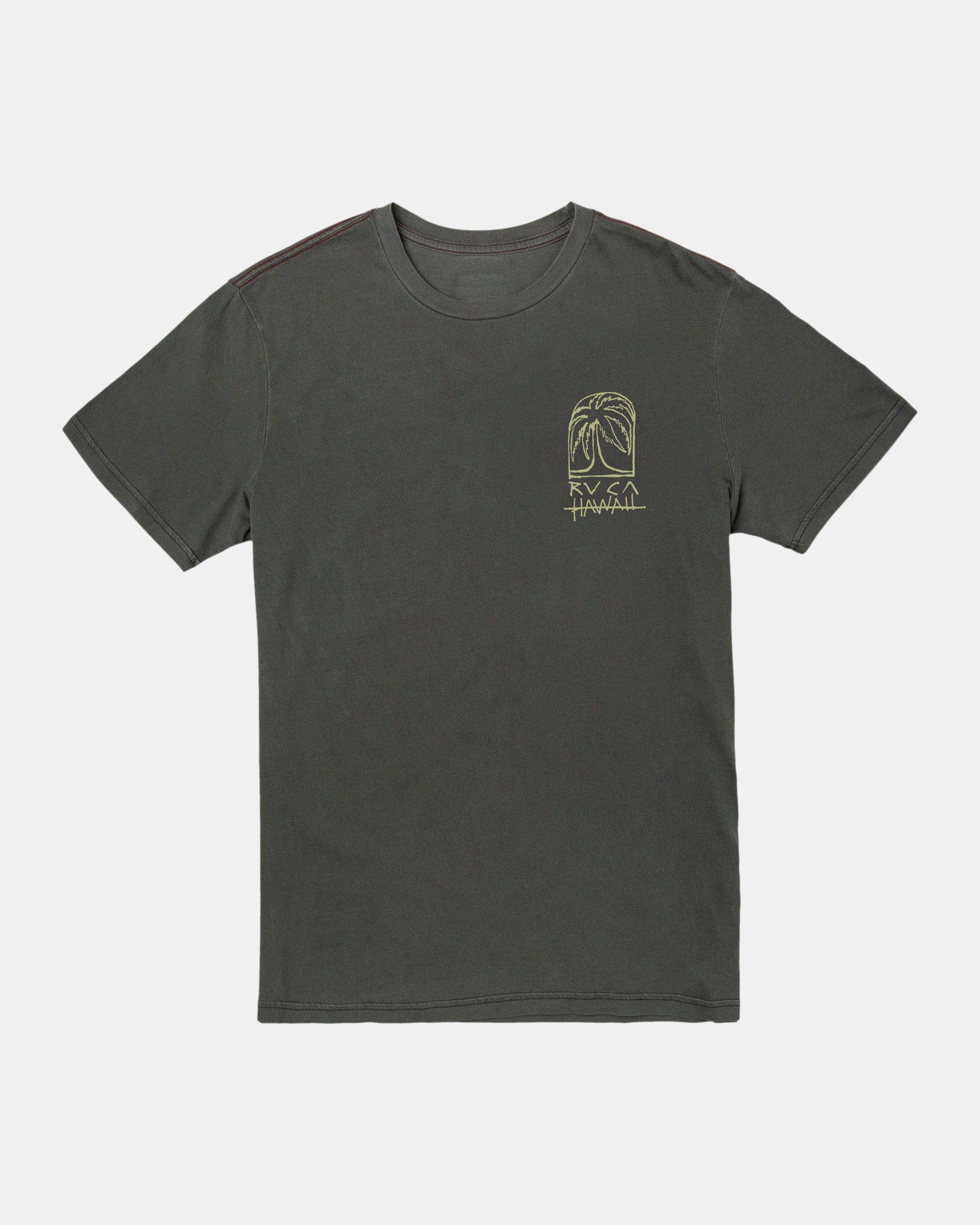 Image of Sketch Palm Tee - Pirate Black