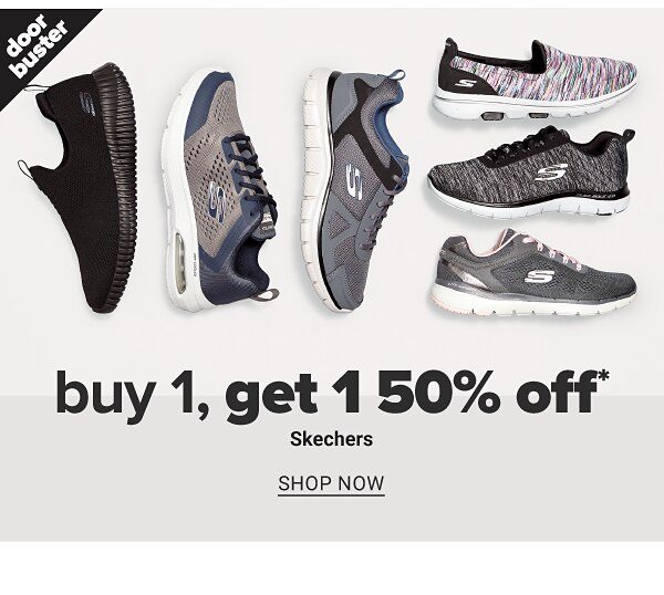 Buy 1 Get 1 50% Off Skechers - Shop Now