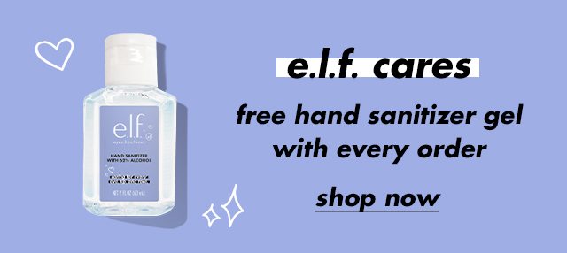 Free hand sanitizer with every purchase